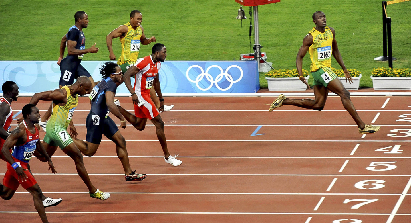 Usian Bolt Mens 100metre Olympic Final
